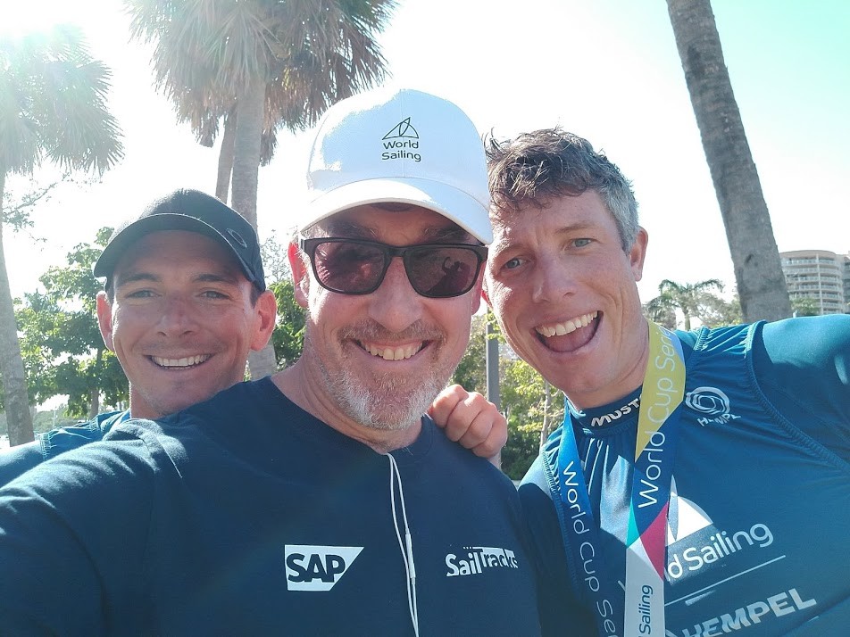 Andy Rice with Dylan Fletcher and Stu Bithell in Miami